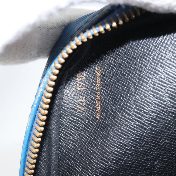 LOUIS VUITTON Epi Porte Documents Voyage Business Bag Blue M41144 LV Auth BSZ487
