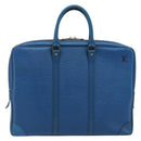 LOUIS VUITTON Epi Porte Documents Voyage Business Bag Blue M41144 LV Auth BSZ487-2