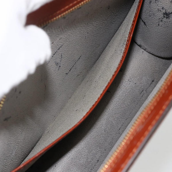LOUIS VUITTON Epi Trousse Crete Pouch Brown M48403 LV Auth BSZ488