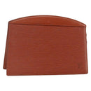 LOUIS VUITTON Epi Trousse Crete Pouch Brown M48403 LV Auth BSZ488-1