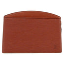 LOUIS VUITTON Epi Trousse Crete Pouch Brown M48403 LV Auth BSZ488-13