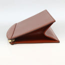 LOUIS VUITTON Epi Trousse Crete Pouch Brown M48403 LV Auth BSZ488-3