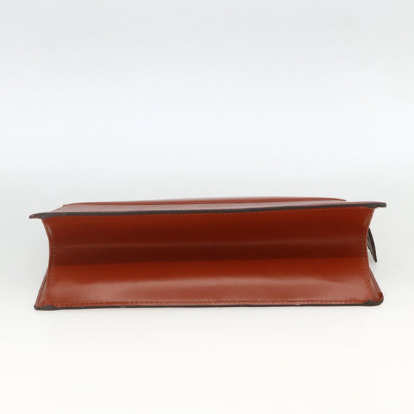 LOUIS VUITTON Epi Trousse Crete Pouch Brown M48403 LV Auth BSZ488