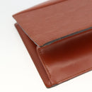 LOUIS VUITTON Epi Trousse Crete Pouch Brown M48403 LV Auth BSZ488-14