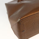 LOUIS VUITTON Monogram Vernis Reade PM Hand Bag Bronze M91146 LV Auth BSZ490-16