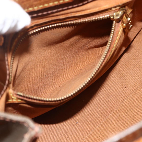 LOUIS VUITTON Monogram Vernis Reade PM Hand Bag Bronze M91146 LV Auth BSZ490