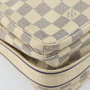 LOUIS VUITTON Damier Azur Naviglio Shoulder Bag N51189 LV Auth BSZ491-14