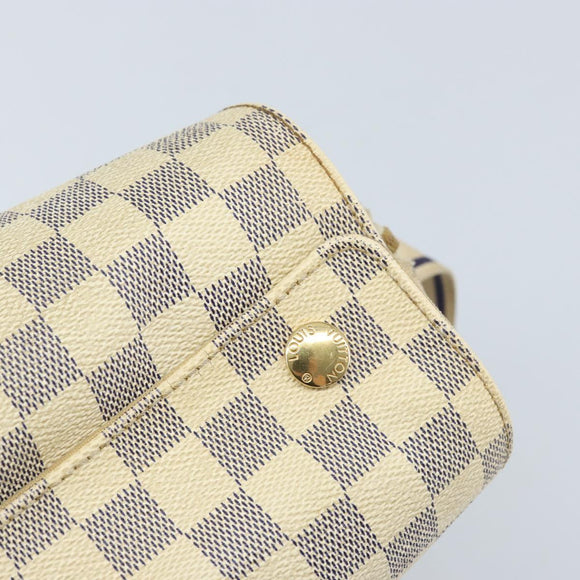LOUIS VUITTON Damier Azur Naviglio Shoulder Bag N51189 LV Auth BSZ491