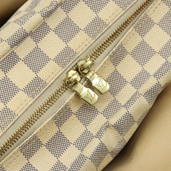 LOUIS VUITTON Damier Azur Naviglio Shoulder Bag N51189 LV Auth BSZ491