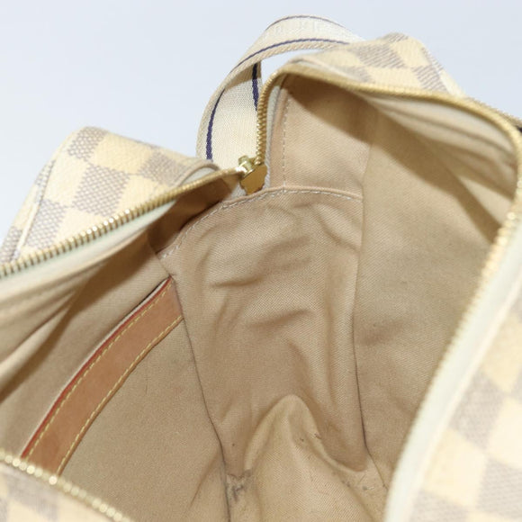 LOUIS VUITTON Damier Azur Naviglio Shoulder Bag N51189 LV Auth BSZ491