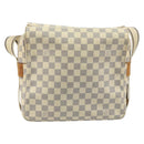 LOUIS VUITTON Damier Azur Naviglio Shoulder Bag N51189 LV Auth BSZ491-13