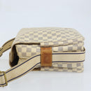 LOUIS VUITTON Damier Azur Naviglio Shoulder Bag N51189 LV Auth BSZ491-4