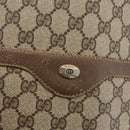 GUCCI GG Supreme Web Sherry Line Tote Bag PVC Beige Gold 39 02 003 Auth BSZ492-17