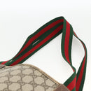 GUCCI GG Supreme Web Sherry Line Tote Bag PVC Beige Gold 39 02 003 Auth BSZ492-8