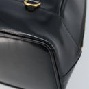 GUCCI Bamboo Shoulder Bag Patent leather Black Gold 000 2113 0027 Auth BSZ493-16