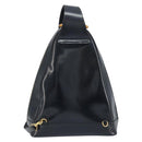 GUCCI Bamboo Shoulder Bag Patent leather Black Gold 000 2113 0027 Auth BSZ493-2
