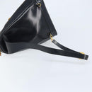 GUCCI Bamboo Shoulder Bag Patent leather Black Gold 000 2113 0027 Auth BSZ493-7