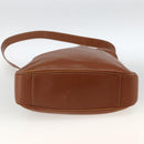 GUCCI Bamboo Hand Bag Leather 2way Brown Gold 001 2113 1638 Auth BSZ494-11