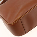 GUCCI Bamboo Hand Bag Leather 2way Brown Gold 001 2113 1638 Auth BSZ494-15