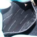 BOTTEGA VENETA INTRECCIATO Shoulder Bag Leather Turquoise Blue Gold Auth BSZ499A-20