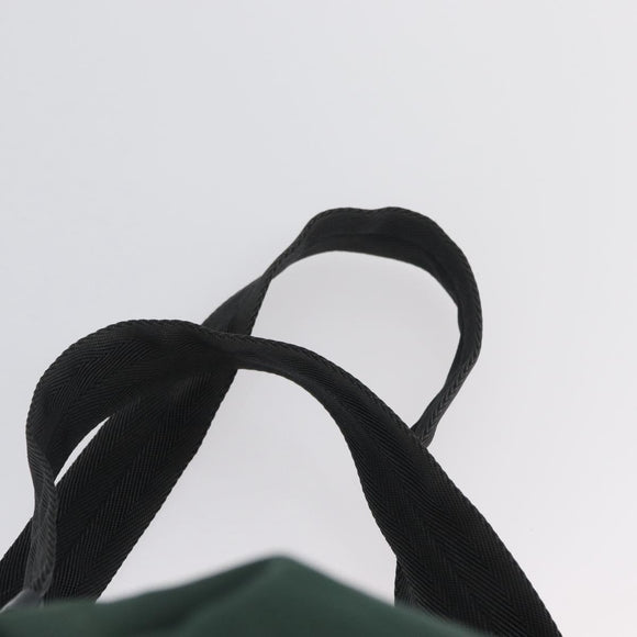 PRADA Backpack Nylon Green Silver Auth BSZ500