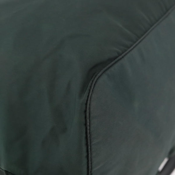 PRADA Backpack Nylon Green Silver Auth BSZ500
