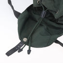 PRADA Backpack Nylon Green Silver Auth BSZ500-25
