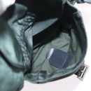PRADA Backpack Nylon Green Silver Auth BSZ500-31