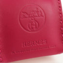 HERMES Sac Orange Charm Leather Pink Auth BSZ504M-11