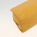 LOUIS VUITTON Epi Dauphine PM Pouch Yellow M48449 LV Auth BSZ506-11