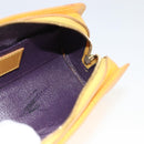 LOUIS VUITTON Epi Dauphine PM Pouch Yellow M48449 LV Auth BSZ506-15
