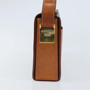 CELINE Macadam Canvas Shoulder Bag PVC Leather Brown Gold Auth BSZ507-4