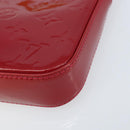 LOUIS VUITTON Vernis Pochette Accessoires Pouch Pomme D'amour M91577 Auth BSZ522-10