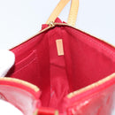 LOUIS VUITTON Vernis Pochette Accessoires Pouch Pomme D'amour M91577 Auth BSZ522-17