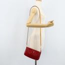 LOUIS VUITTON Vernis Pochette Accessoires Pouch Pomme D'amour M91577 Auth BSZ522-21