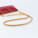LOUIS VUITTON Vernis Pochette Accessoires Pouch Pomme D'amour M91577 Auth BSZ522-7