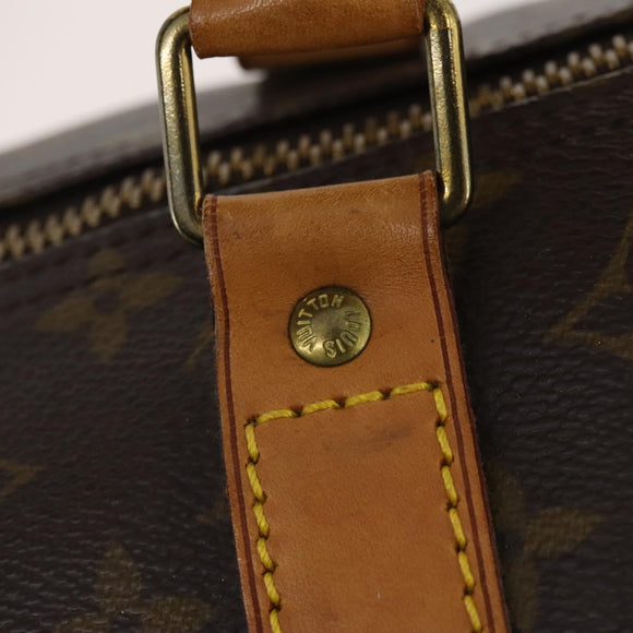 LOUIS VUITTON Monogram Keepall 60 Boston Bag M41422 LV Auth BSZ530