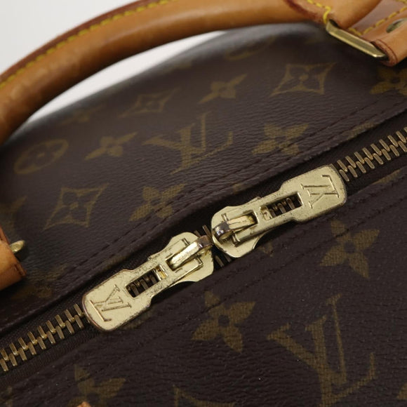 LOUIS VUITTON Monogram Keepall 60 Boston Bag M41422 LV Auth BSZ530