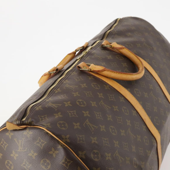 LOUIS VUITTON Monogram Keepall 60 Boston Bag M41422 LV Auth BSZ530