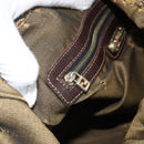 FENDI Zucca Canvas Shoulder Bag Black Brown Auth BSZ546-20