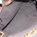 FENDI Zucca Canvas Draagtas Zwart Bruin Origineel BSZ547A-11
