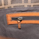FENDI Zucca Canvas Draagtas Zwart Bruin Origineel BSZ547A-22