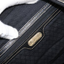 FENDI Zucca Canvas Boston Bag PVC Black Brown Auth BSZ548-20