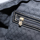 FENDI Zucca Canvas Boston Bag PVC Black Brown Auth BSZ548-23