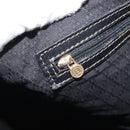 FENDI Zucca Canvas Boston Bag PVC Black Brown Auth BSZ549-20