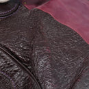 Chloe Paddington Hand Bag Leather Bordeaux Gold Silver Auth BSZ550-15