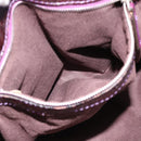 Chloe Paddington Hand Bag Leather Bordeaux Gold Silver Auth BSZ550-26