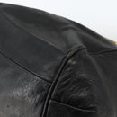 Chloe Etel Hand Bag Leather Black Gold Auth BSZ555-12