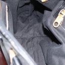 Chloe Etel Hand Bag Leather Black Gold Auth BSZ555-18
