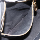 Chloe Etel Hand Bag Leather Black Gold Auth BSZ555-20